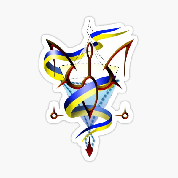Item preview, Ukraine Trident  designed and sold by Digi Artworks Store.