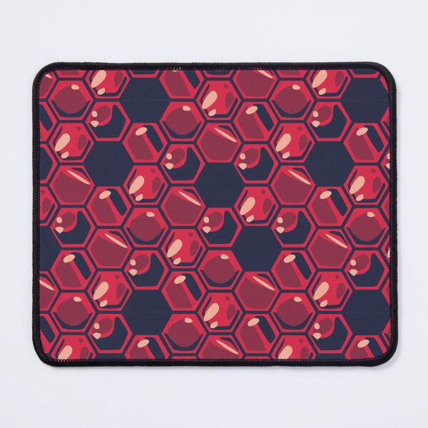 Item preview, Red and Blue Hexes designed and sold by WombatAndBear.