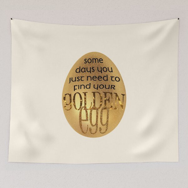 Item preview, ...Find Your Golden Egg! (on Off-White) designed and sold by epinkb.