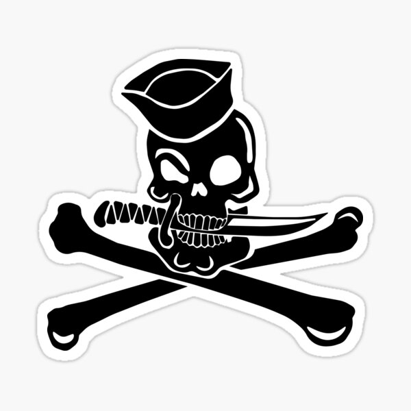 Item preview, Navy Jolly Roger designed and sold by Gundeck.