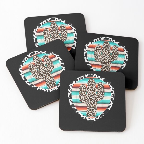 Item preview, FUNNY SERAPE COW CACTUS LEOPARD PRINT TURQUOISE 2022 GIFT designed and sold by sobriowslen.