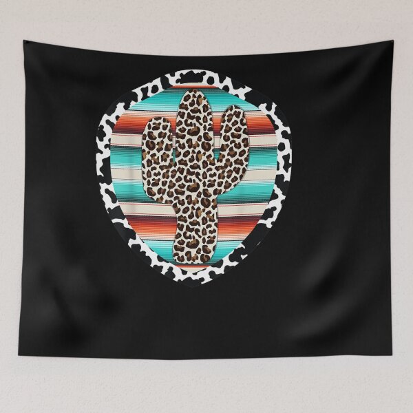 Item preview, FUNNY SERAPE COW CACTUS LEOPARD PRINT TURQUOISE 2022 GIFT designed and sold by sobriowslen.