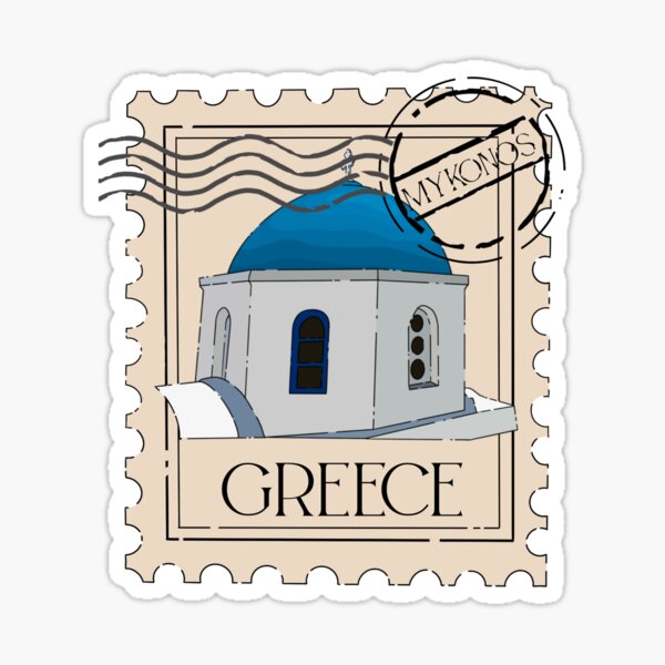 Item preview, Mykonos Stamp designed and sold by Avastav18.