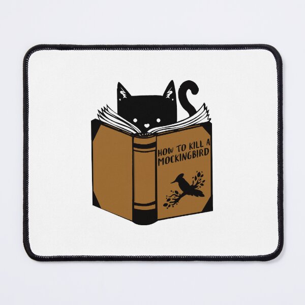 Item preview, To Kill A Mockingbird Classic Tshirt - Cat Read Book How To Kill A Mocking Bird TShirt designed and sold by malishas.