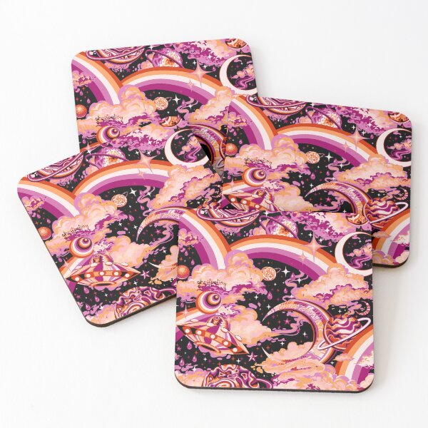 Item preview, Lesbian Pride Galaxy designed and sold by ElianaAriel.