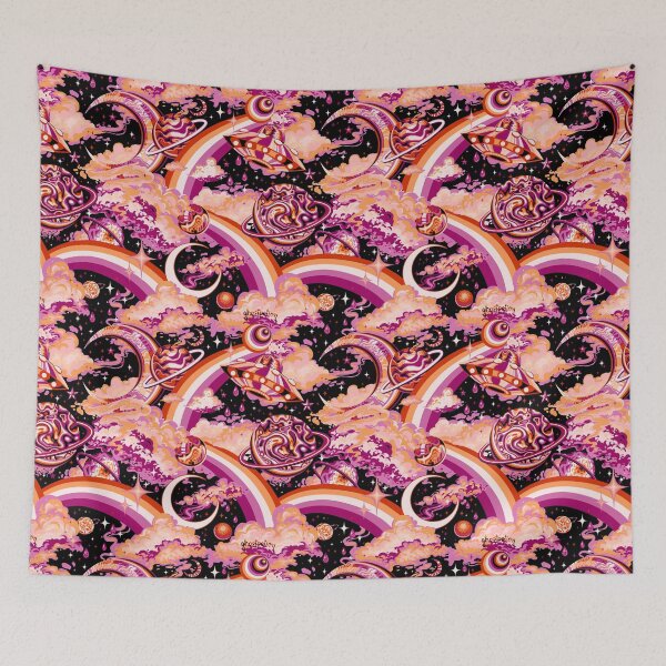 Item preview, Lesbian Pride Galaxy designed and sold by ElianaAriel.