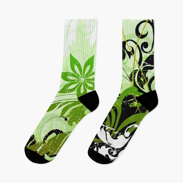 Item preview, Green white floral Art  designed and sold by Tshirtstory.