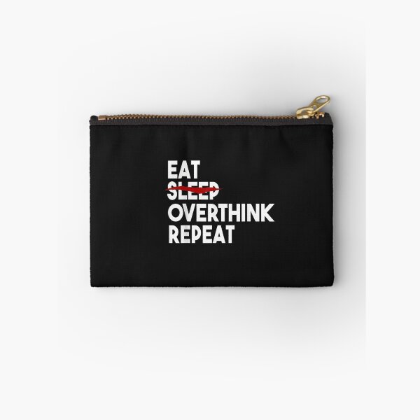 Item preview, Eat Can't Sleep Overthink Repeat Tired Insomnia TShirt designed and sold by Kellner-Platt.