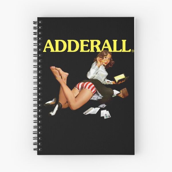 Item preview, Adderall Mentally Ill Mental Health Depression Study Drugs ADD ADHD Ritalin Attention Deficit Disorder Pin up girl 1950s 50s Vintage Retro designed and sold by nomadique.