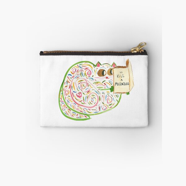 Item preview, Yellow Heliconia cats - Funny Wall Art - Cat Reading to Kill a Mockingbird designed and sold by malishas.