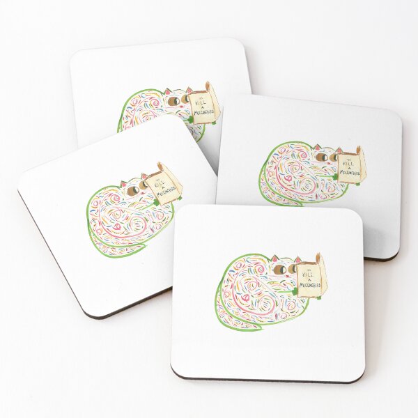 Item preview, Yellow Heliconia cats - Funny Wall Art - Cat Reading to Kill a Mockingbird designed and sold by malishas.