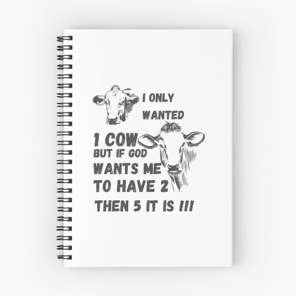 Item preview, funny cute cattle cow saying for cow lovers -cow print T-Shirt designed and sold by wigglygig2037.
