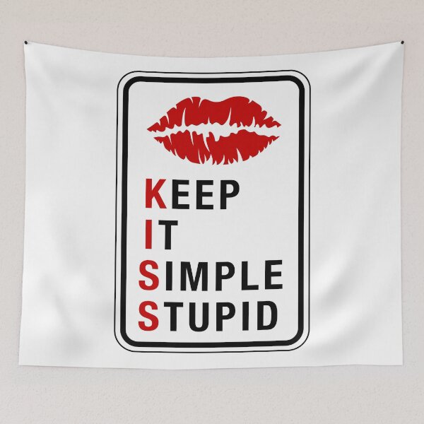 Item preview, Road Sign - Keep it Simple Stupid designed and sold by Clusterfudge.