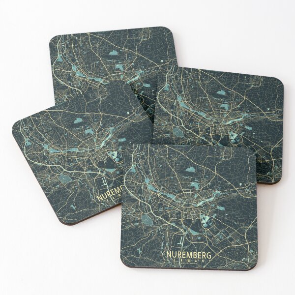 Item preview, Nuremberg City Map of Bavaria, Germany - Summer designed and sold by deMAP.