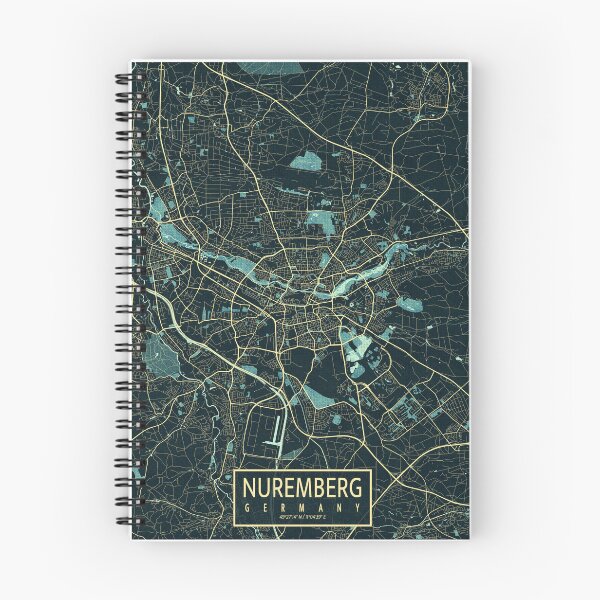 Item preview, Nuremberg City Map of Bavaria, Germany - Summer designed and sold by deMAP.