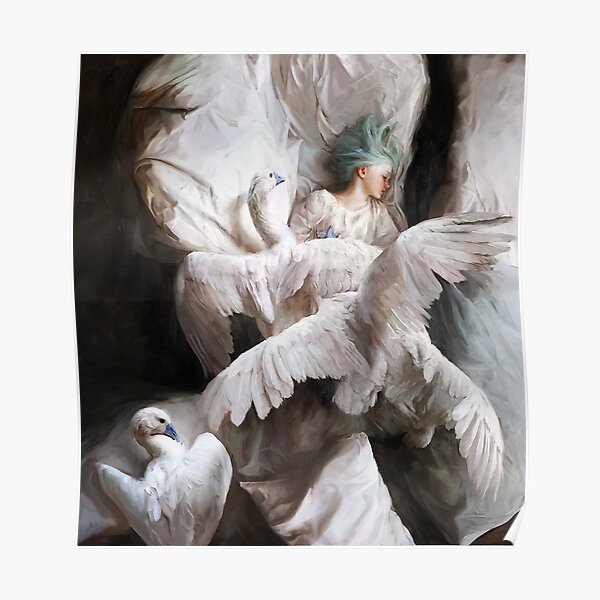 The Swan Landing - Guillermo Lorca Garcia Poster