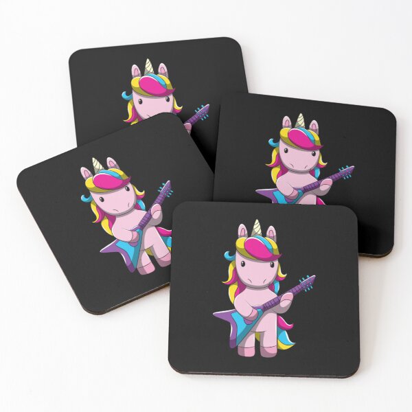 Item preview, Unicorn Electric Guitar Girl Band Rock Funny Horse designed and sold by RaineHim.