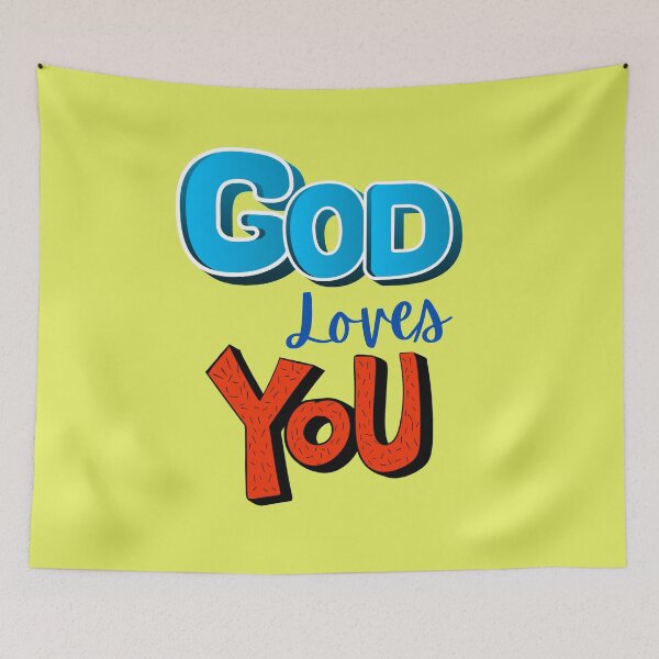 Item preview, God Loves You designed and sold by JDFunTees.