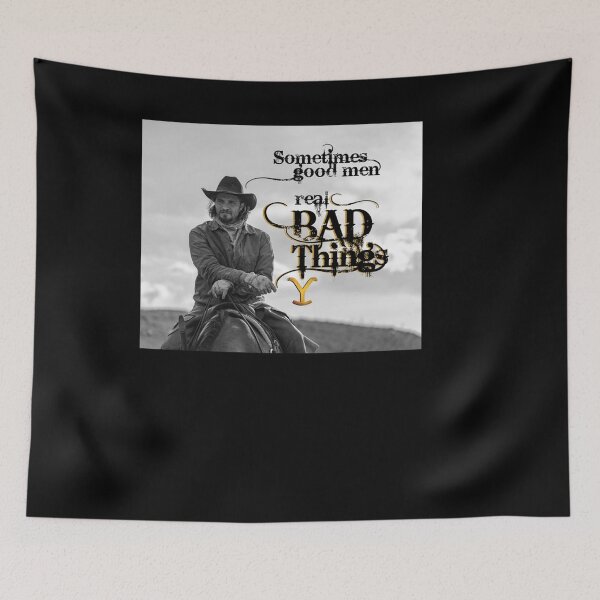 Item preview, SOMETIMES GOOD MEN HAVE TO DO REAL BAD THINGS YE LL OW STONE designed and sold by sobriowslen.