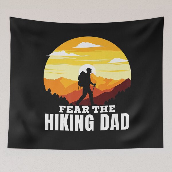 Item preview, Fear The Hiking Dad Trekking Camping for Fathers Day T-Shirt designed and sold by Kellner-Platt.