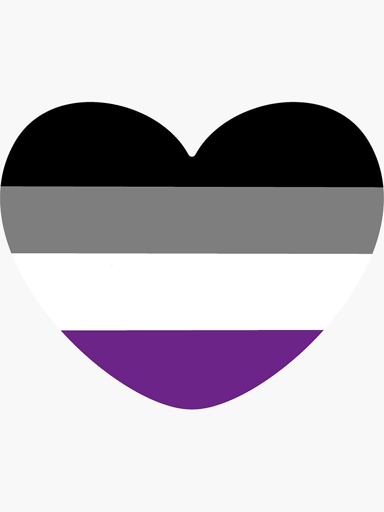 Asexual Pride Heart Sticker For Sale By Alissamolderart Redbubble 2497