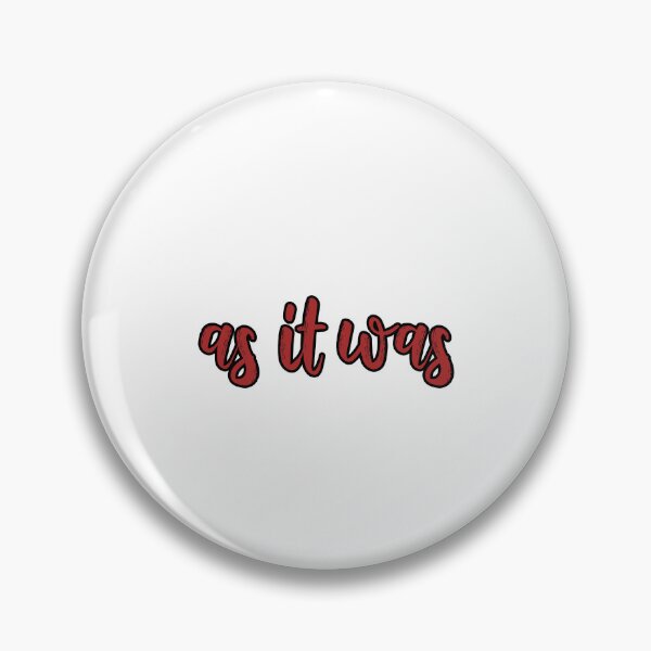 Item preview, As It Was Harry Styles designed and sold by BoldNFresh.