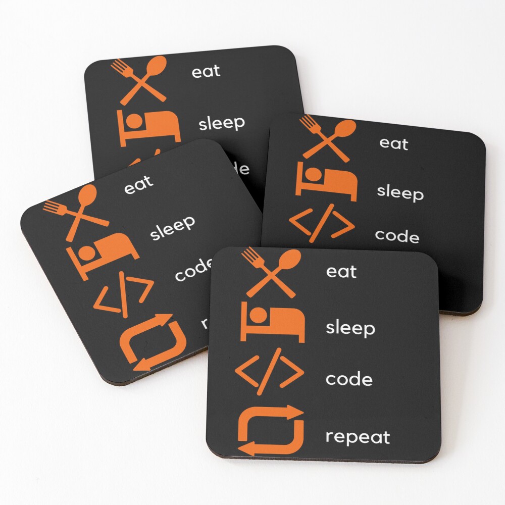Item preview, Coasters (Set of 4) designed and sold by TheCodeChic.