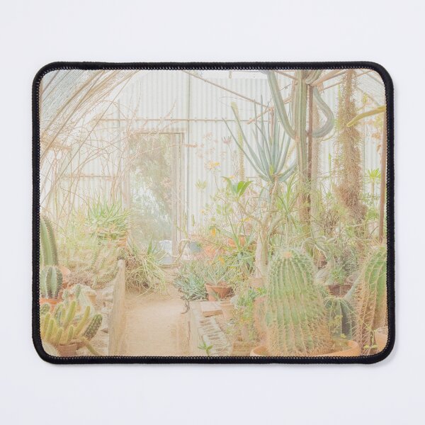 Cactus And Succulent Greenhouse In Palm Springs Garden Mouse Pad