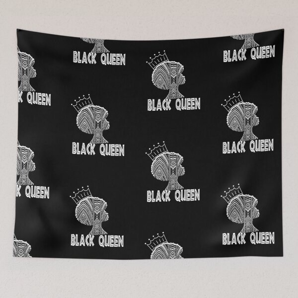 Item preview, Black Queen Tribal Print with Crown Black Pride Juneteenth 2022 Fathers Day Gift Emancipation Black Power 1865 Black History Month  Afro African American designed and sold by InPrintedWord.