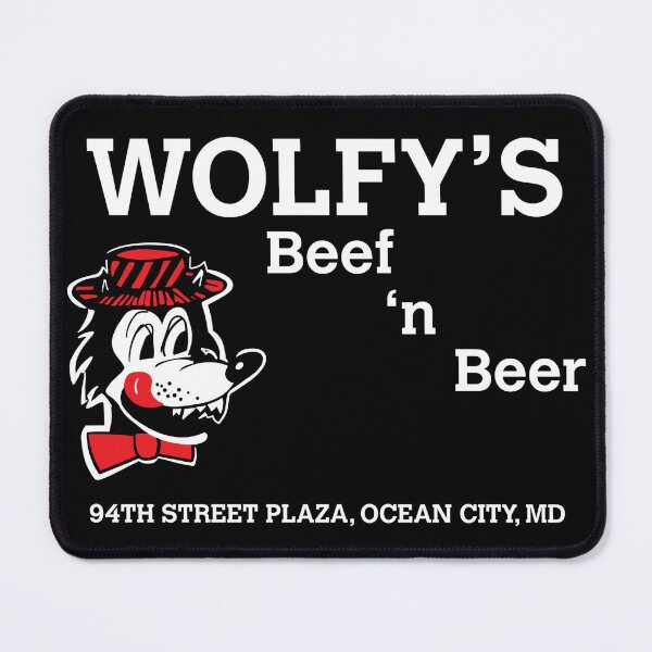Item preview, Wolfy's Beef N' Beer, Ocean City, MD designed and sold by TeeArcade84.