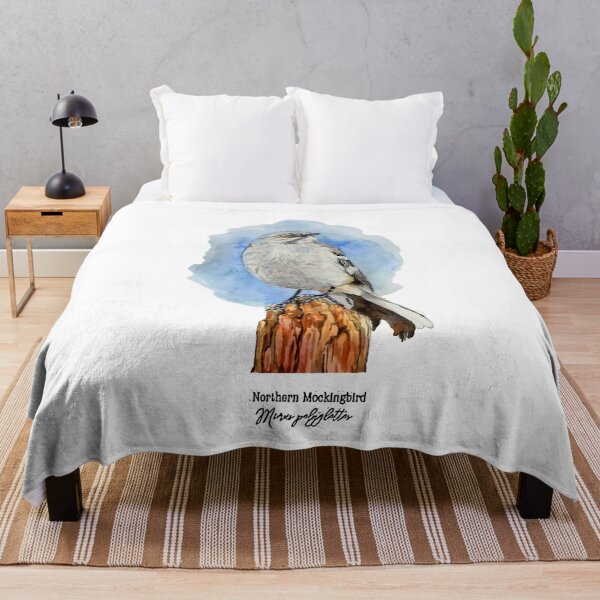 Item preview, To Kill A Mockingbird - Northern Mockingbird Giclee Print Northern Mockingbird Watercolor, designed and sold by malishas.