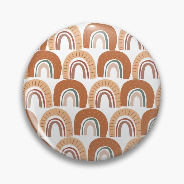 Item preview, Neutral Bohemian Rainbow Pattern designed and sold by DigitalCutFile.