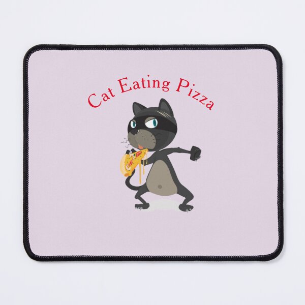 Item preview, Cat Eating Pizza designed and sold by HandyDesign22.