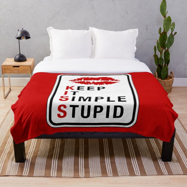 Item preview, Road Sign - Keep it Simple Stupid designed and sold by Clusterfudge.