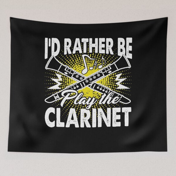 Item preview, I'd Rather Be Play The Clarinet designed and sold by UnknownArtistt.