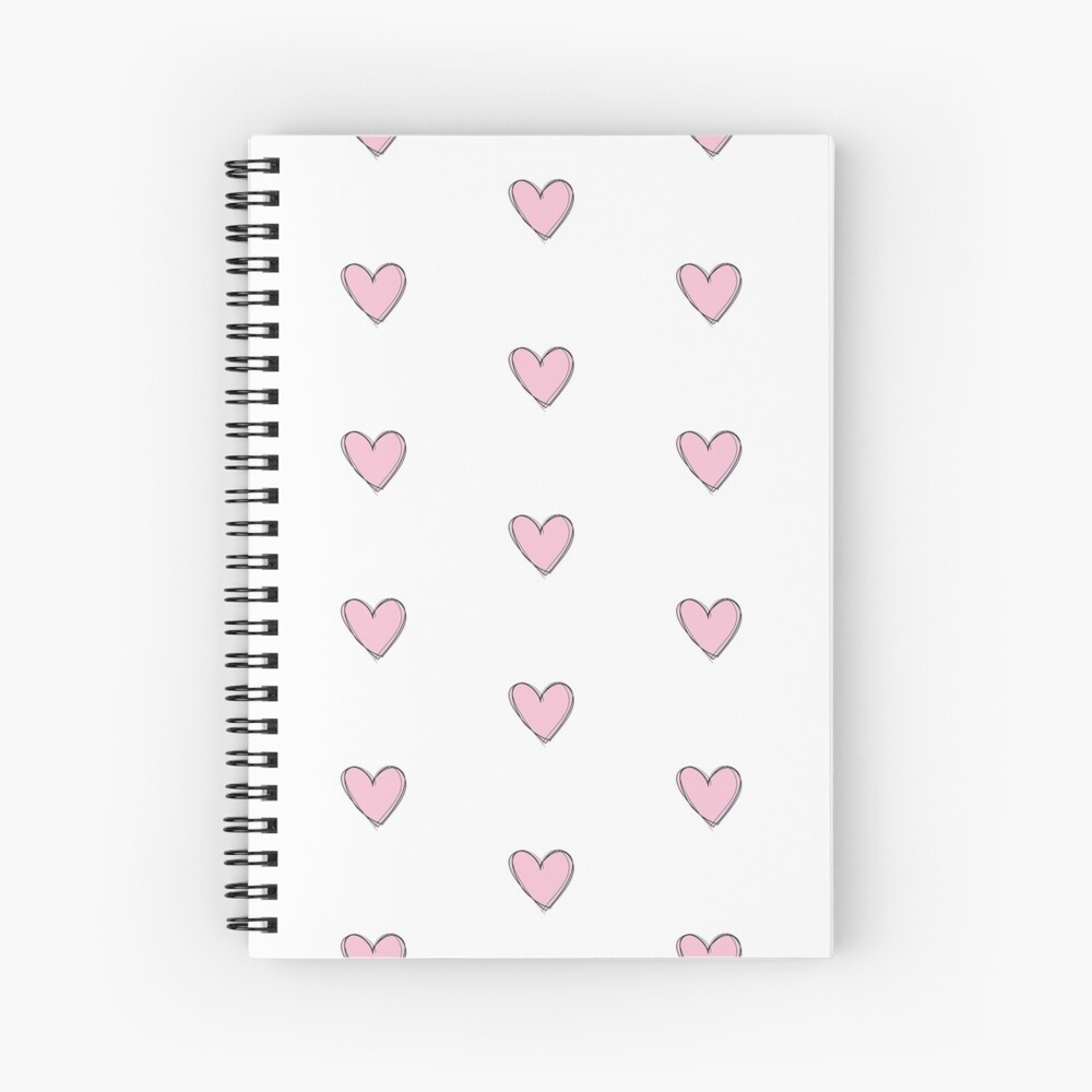 pink heart Sticker for Sale by almendes