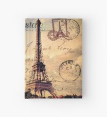 Cuaderno de tapa dura Vintage Paris-Carte Postale