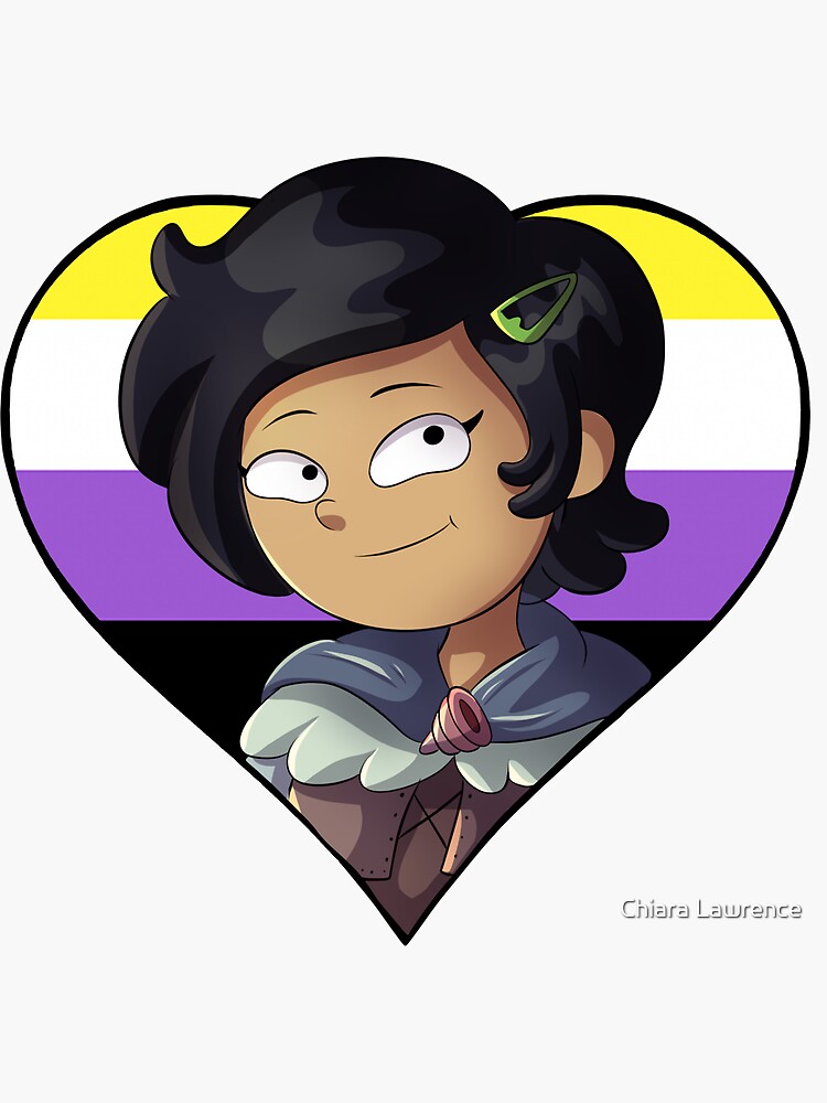 "Marcy Wu Nonbinary Pride" Sticker for Sale by s3riousnonsense Redbubble