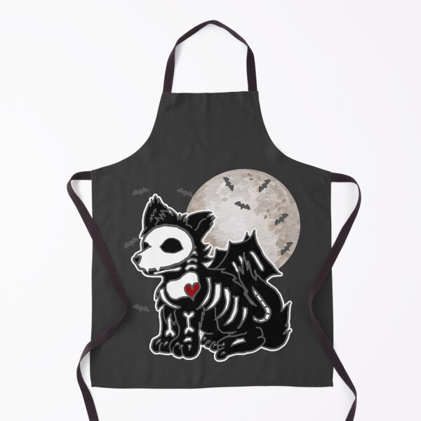 Item preview, Anime Wolf Goth Emo Full Moon Skeleton designed and sold by kiwi91.