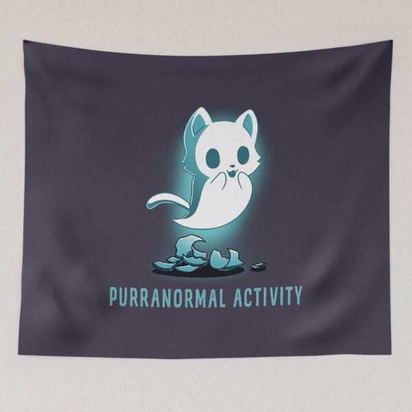 Item preview, Purranormal Activity Ghost Cat Halloween Men Women Kid Youth Crewneck Long Trending designed and sold by sapazauggs.