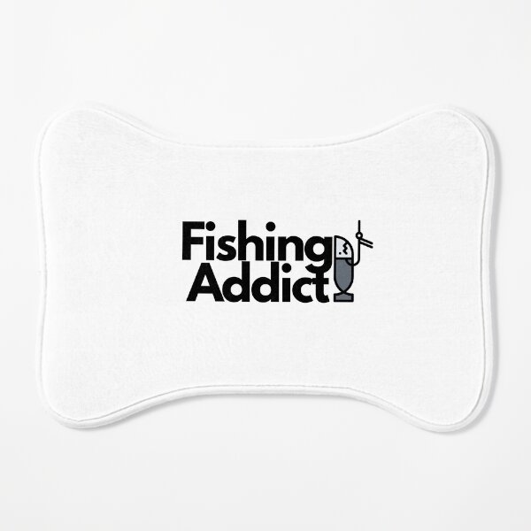 Fishing Addict Dog Mat