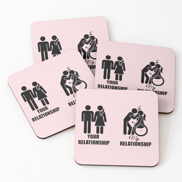 Item preview, wheelchair relationship disabled girlfriend funny anniversary gift idea for her for him designed and sold by yugiohcerealbox.