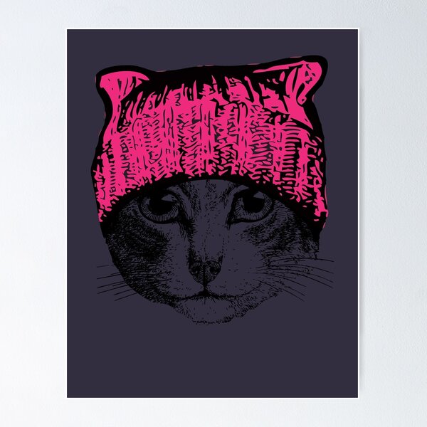 Item preview, Pussyhat Protest Womens March Pussycat Pink Hat P P R E M I U M M Scoop Hot Idea designed and sold by sapazauggs.