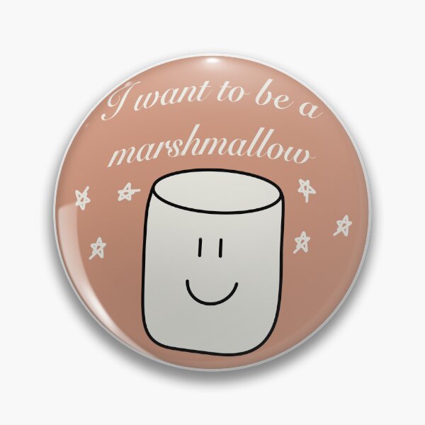 Item preview, I want to be a marshmallow designed and sold by BookwormSticker.