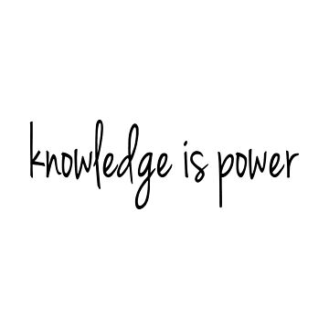 Artwork thumbnail, knowledge is power by crowncat