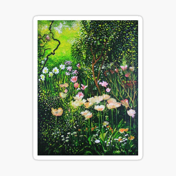 Vista previa del artículo con la obra «Flores de primavera tulipán en Cottage Garden», diseñado y vendido por Simon Mark Knott * Simbird *.