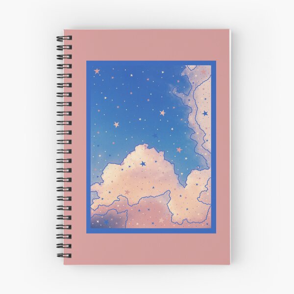 Item preview, blue magic sunset clouds designed and sold by croutonT.