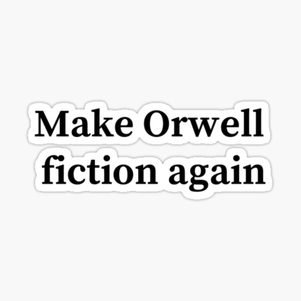 Aperçu de l'œuvre Refaire la fiction d'Orwell créée et vendue par ChloeArtCr11.