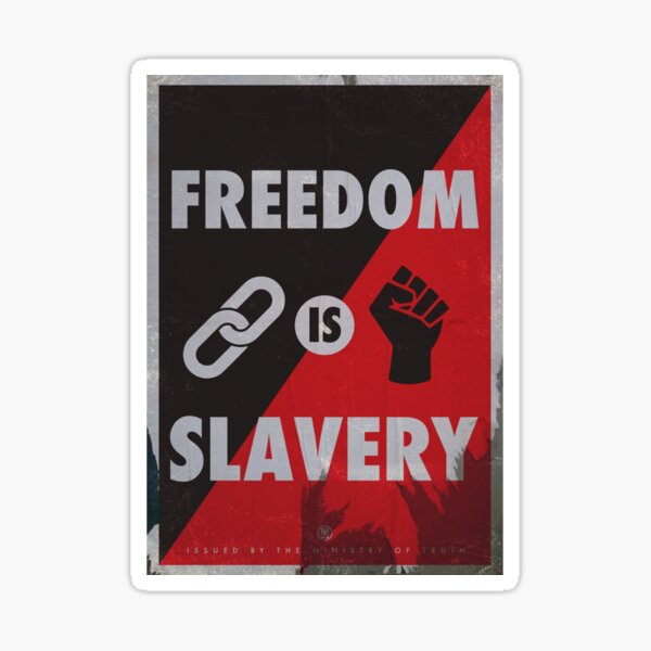 Aperçu de l'œuvre La liberté c'est l'esclavage créée et vendue par ChloeArtCr11.