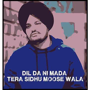 sidhu moose wala Magnet for Sale by Roshan Singh